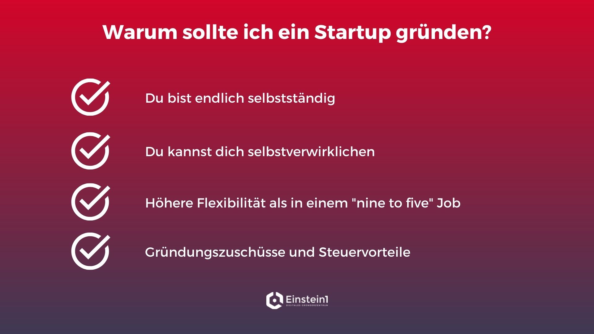 Warum sollte man ein Startup gründen?